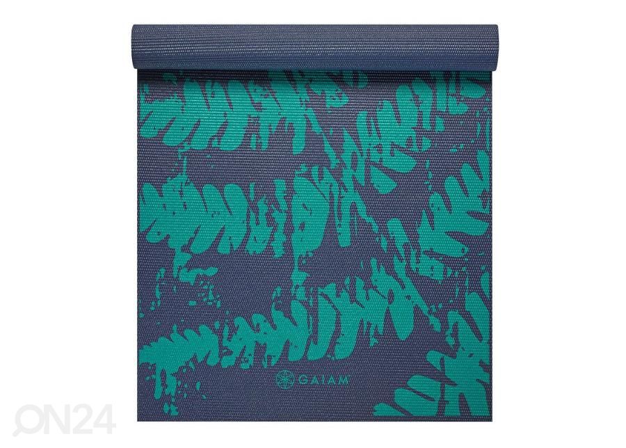 Joogamatto GAIAM Midnight Fern 4 mm kuvasuurennos