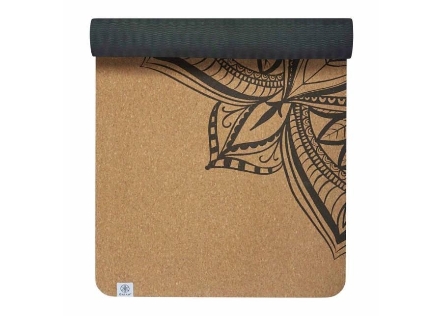 Joogamatto korkkia Gaiam Printed Cork Mandala 173x61 cm kuvasuurennos