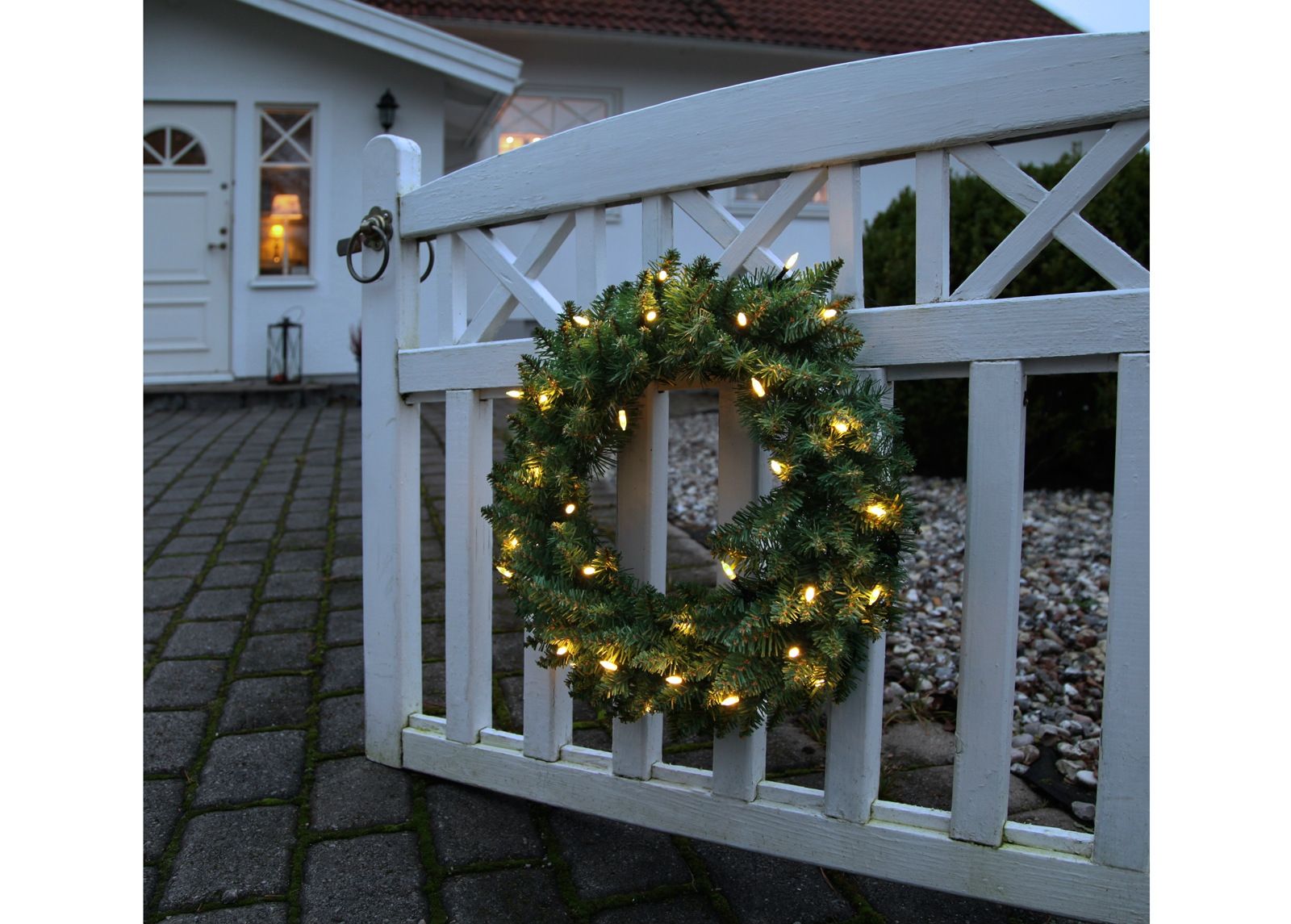 Jouluseppele LED valoilla70 cm kuvasuurennos