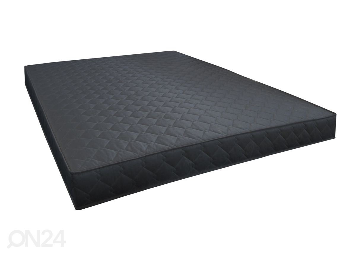 Joustinpatja INTER POCKET 200x200 cm, tummanharmaa kangas kuvasuurennos