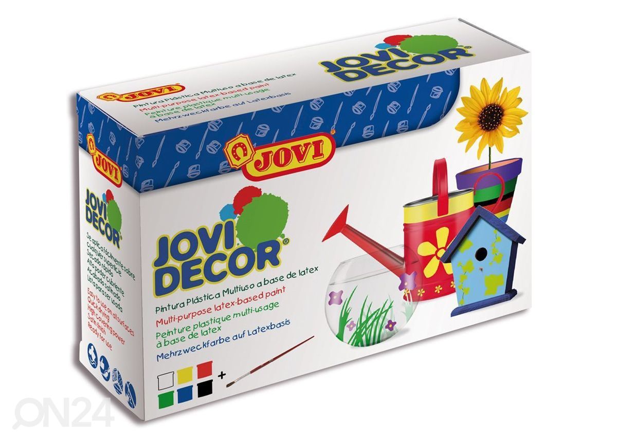 Jovidecor akryylivärit, 6x55 ml kuvasuurennos