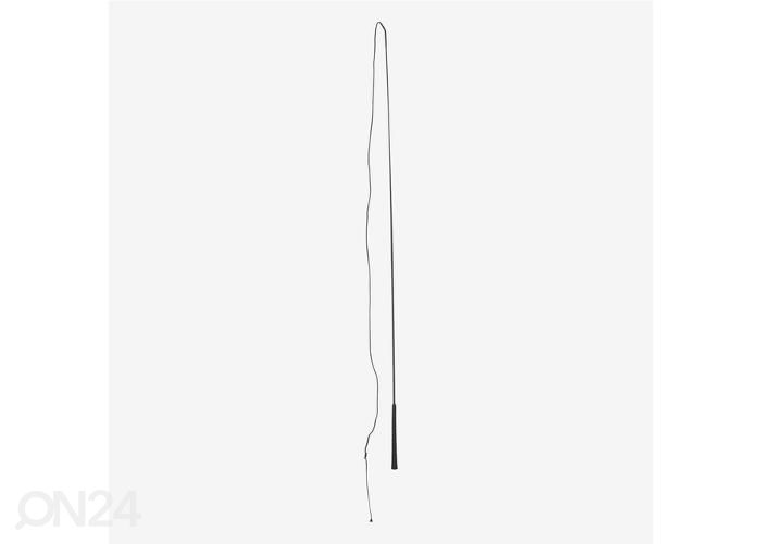 Juoksutusraippa Austin 180 cm musta kuvasuurennos