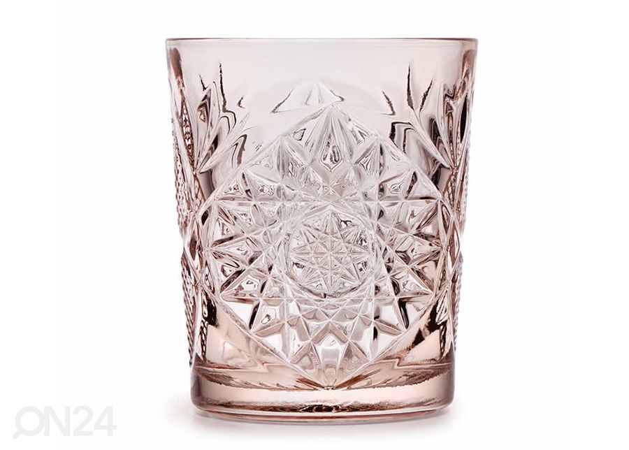 Juomalasi Royal Leerdam Hobstar vaaleanpunainen 35 cl, 2 kpl kuvasuurennos