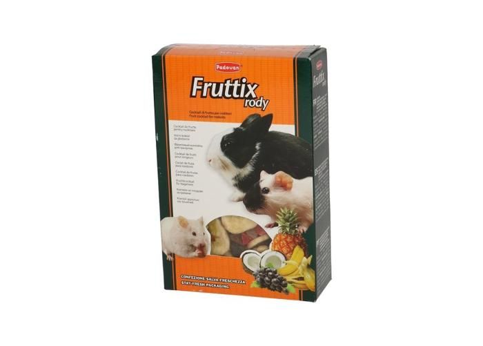 Jyrsijöiden lisäravinto fruttix Rody hedelmät 250 g kuvasuurennos