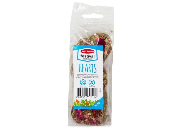 Jyrsijöiden makupala sydämet Festival Exclusive 105g kuvasuurennos