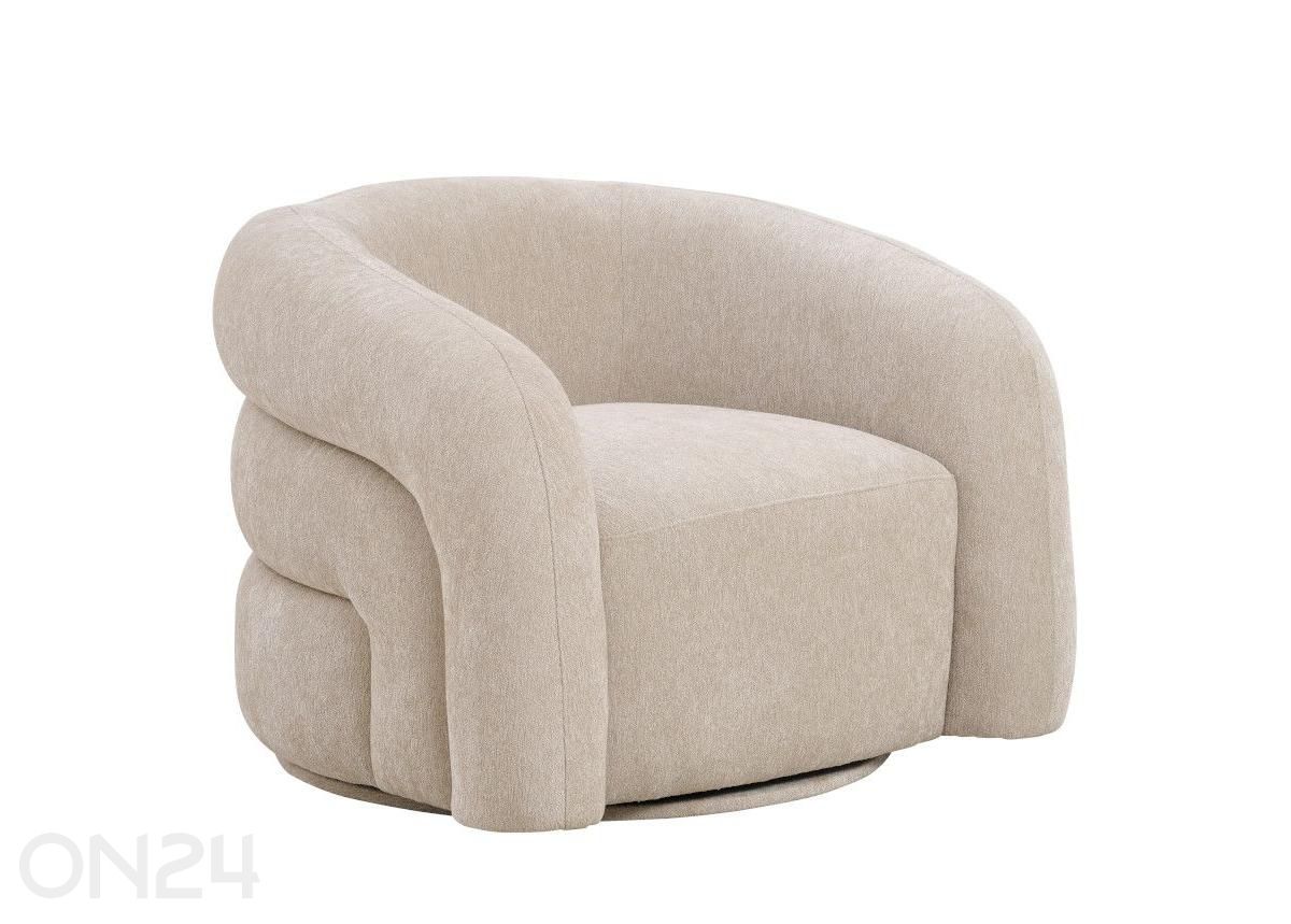 Kääntyvä nojatuoli Curvelo, beige kuvasuurennos