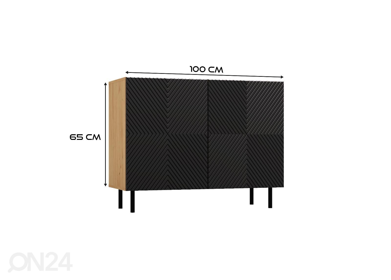 Kaappi 100 cm kuvasuurennos mitat