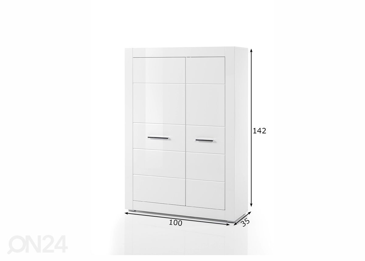 Kaappi Bianco kuvasuurennos mitat