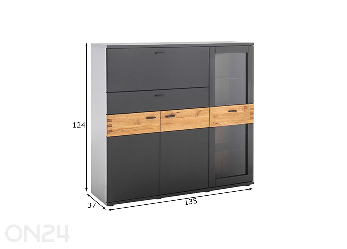 Kaappi Cesana kuvasuurennos mitat