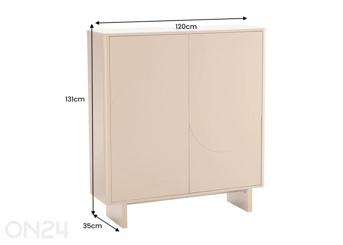 Kaappi Savoy kuvasuurennos mitat