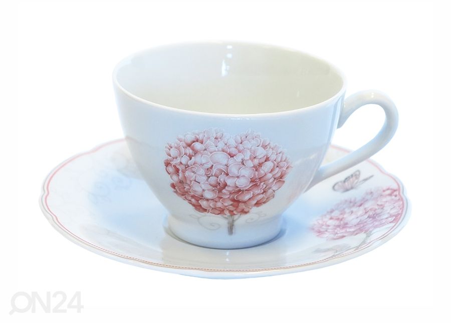 Kahvikuppi- ja asetti HORTENSIA Ø 250 ml, 6 kpl kuvasuurennos