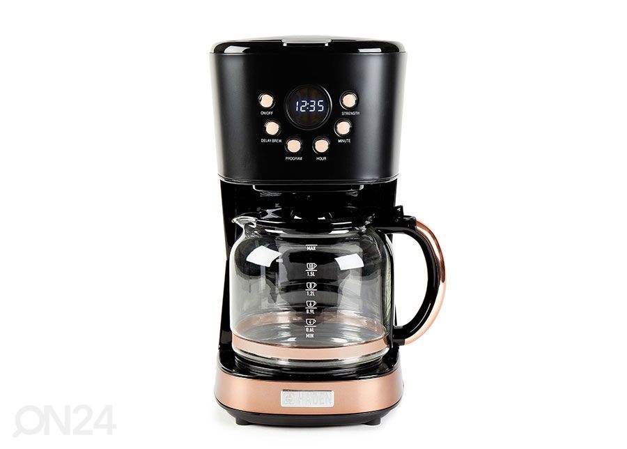 Kahvinkeitin Haden Black&Copper 1,8 L, musta kuvasuurennos