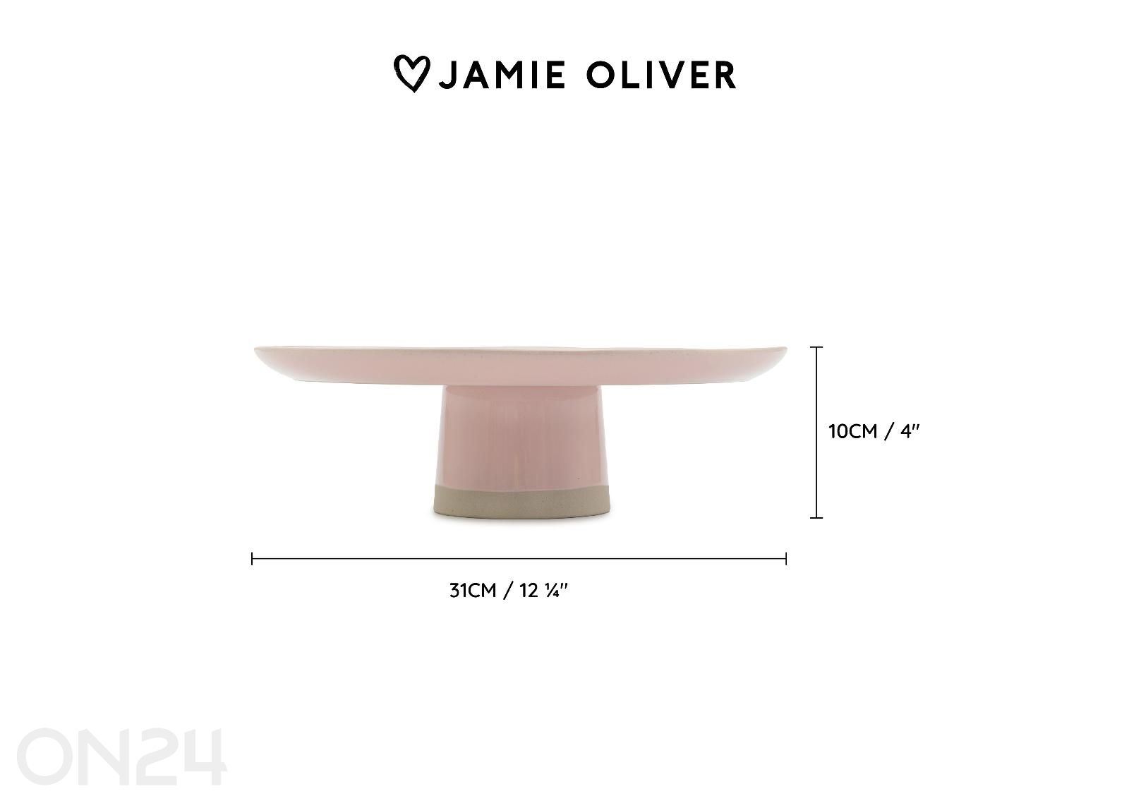 Kakkualusta Jamie Oliver Big love showstopper stand 31 cm kuvasuurennos mitat