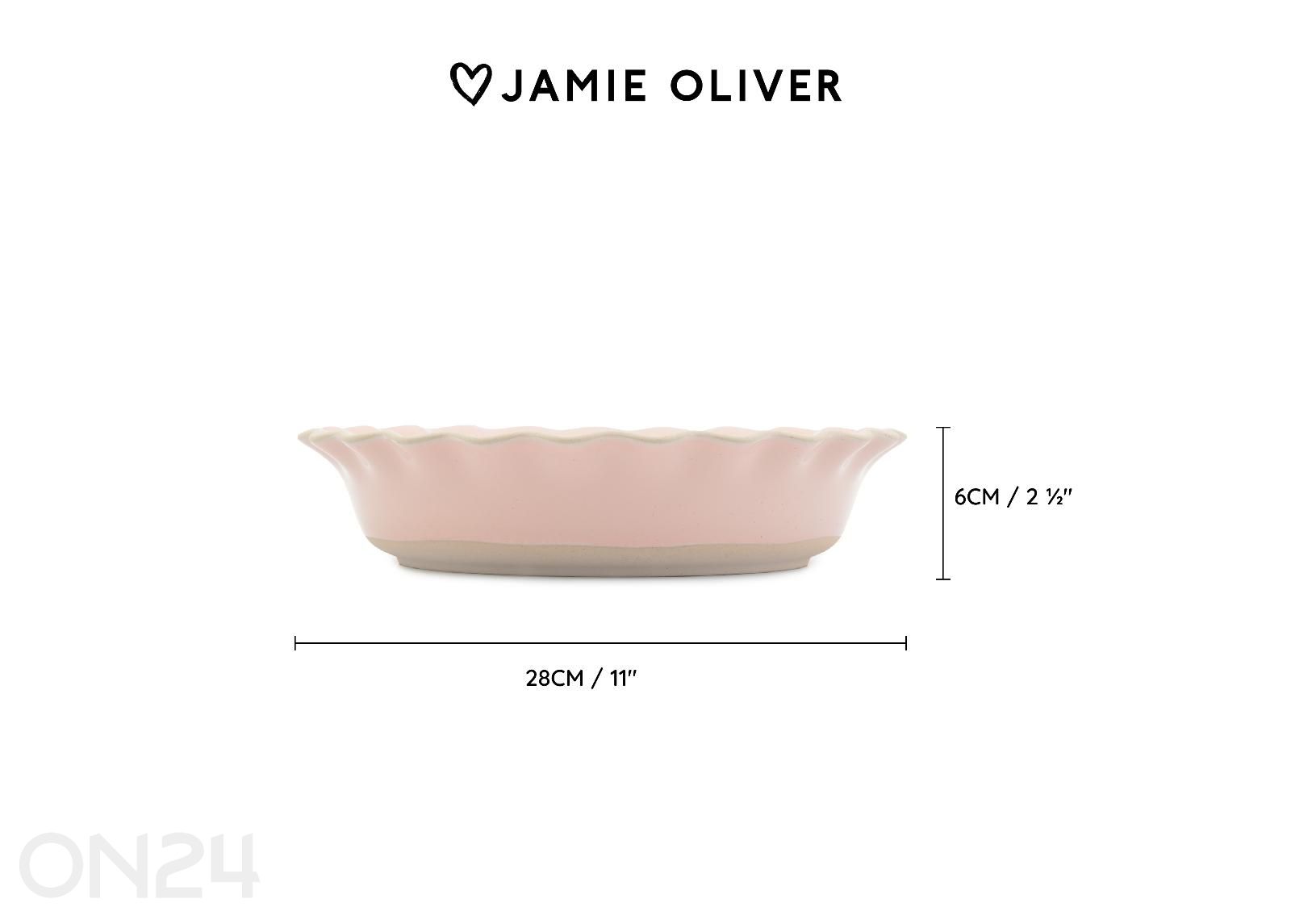 Kakkuvuoka amie Oliver Big love proper pie dish 28x6 cm kuvasuurennos mitat