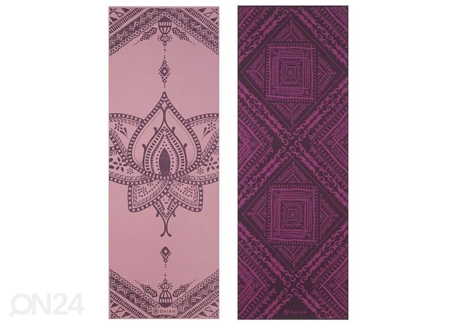 Kaksipuolinen joogamatto GAIAM 6 mm kuvasuurennos