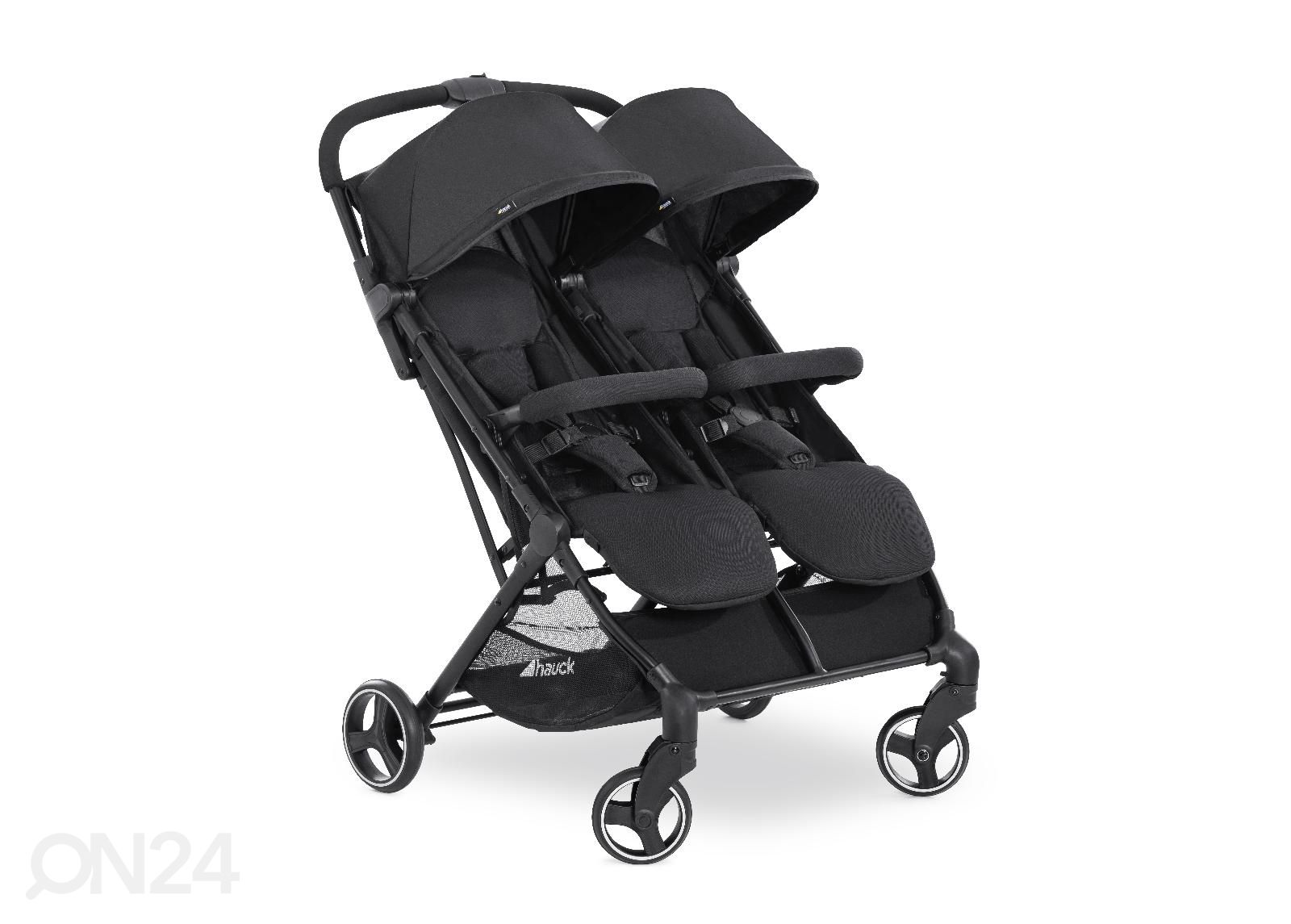 Kaksosrattaat Hauck Comfort Swift X Duo musta kuvasuurennos