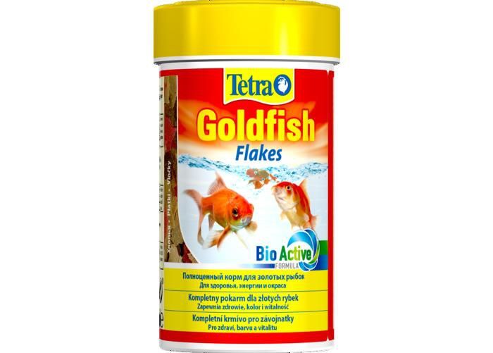 Kalojen täysravinto goldfish flakes 100 ml kuvasuurennos