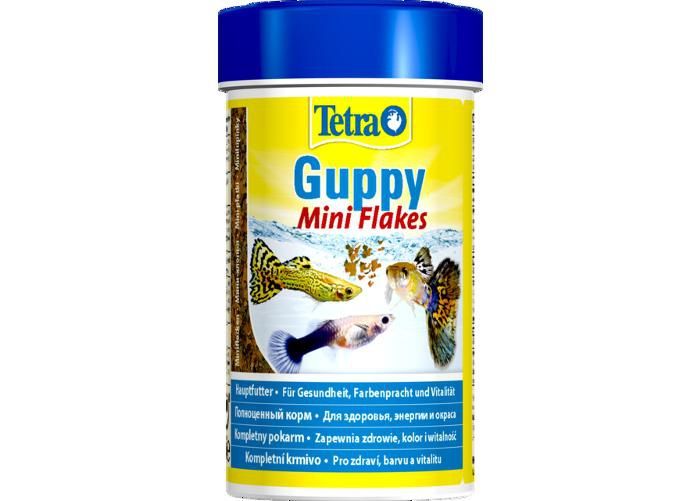 Kalojen täysravinto guppy mini flakes 100 ml kuvasuurennos
