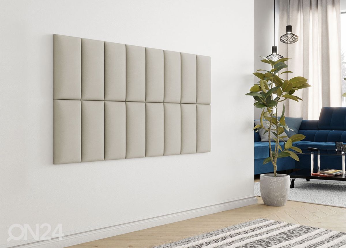 Kangasverhoiltu seinäpaneeli 40x20 cm kuvasuurennos