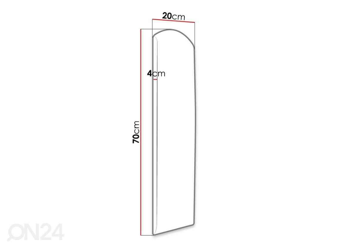 Kangasverhoiltu seinäpaneeli Kir 70x20 cm kuvasuurennos mitat