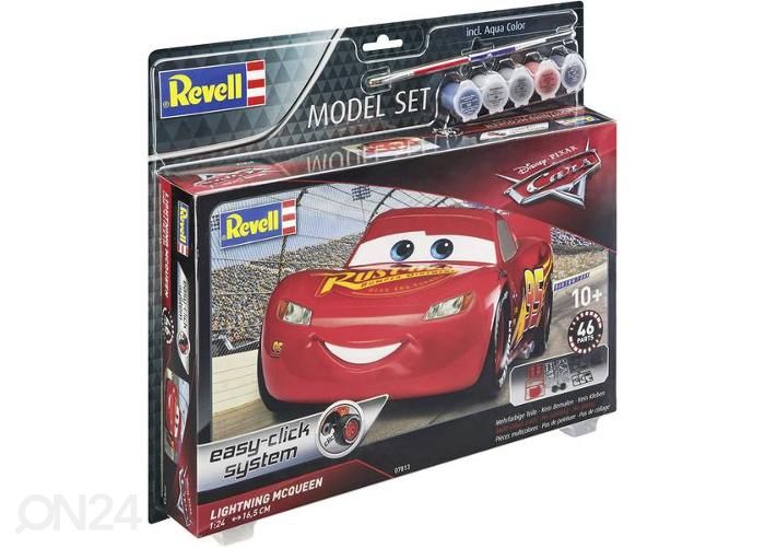 Kasattava Cars Pikne McQueen Revell 46 osaa kuvasuurennos