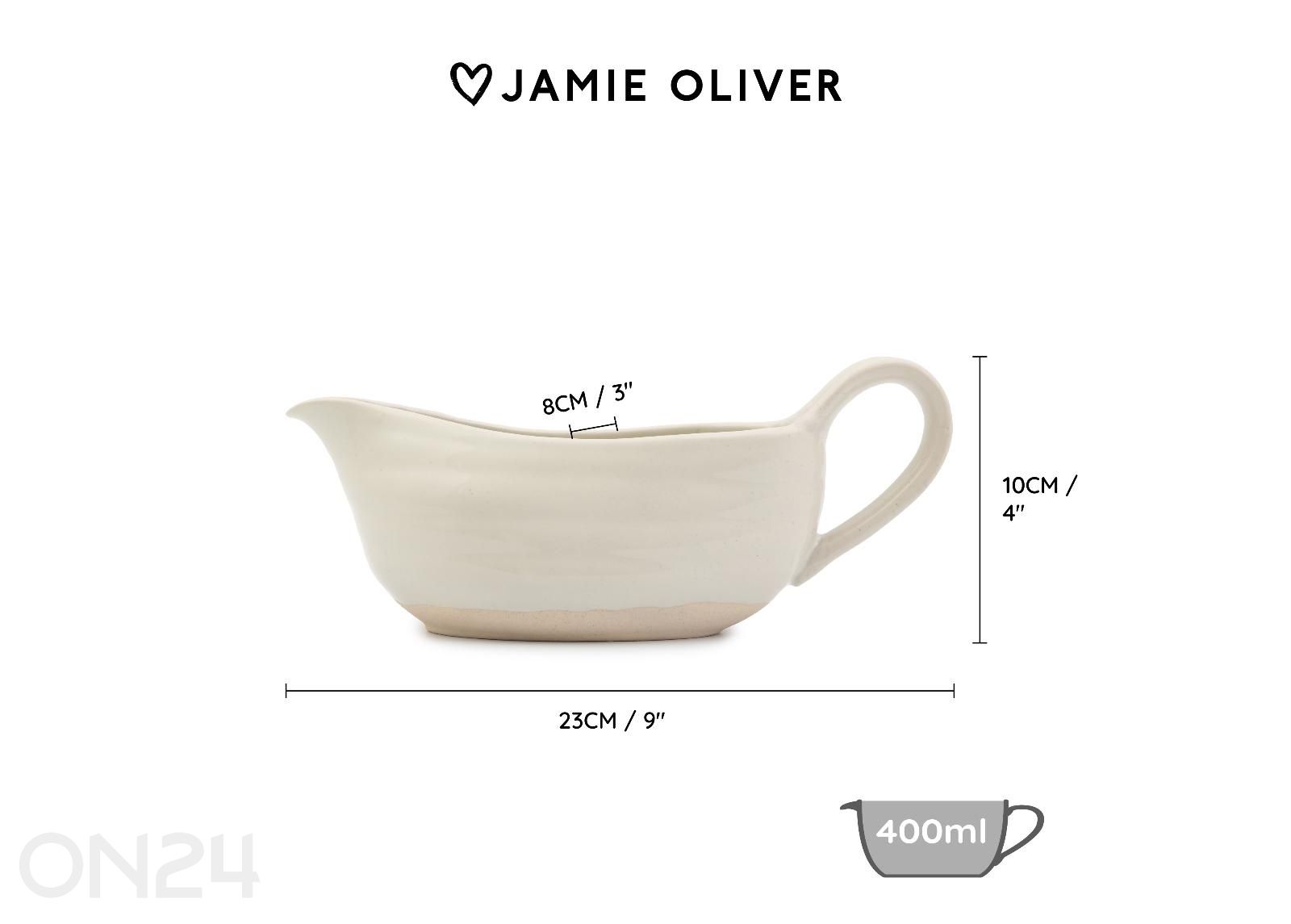 Kastikekannu Jamie Oliver Big love gravy boat 400 ml kuvasuurennos mitat