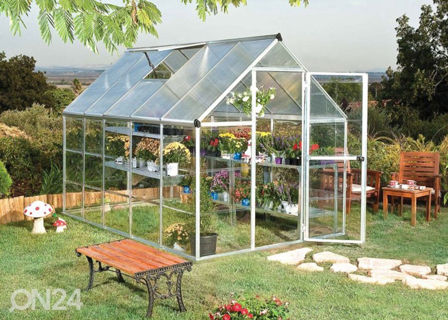 Kasvihuone Palram Hybrid 1,85x2,46 m, 4,6 m² kuvasuurennos