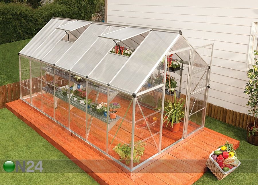 Kasvihuone Palram Hybrid 1,85x4,26 m, 7,88 m² kuvasuurennos