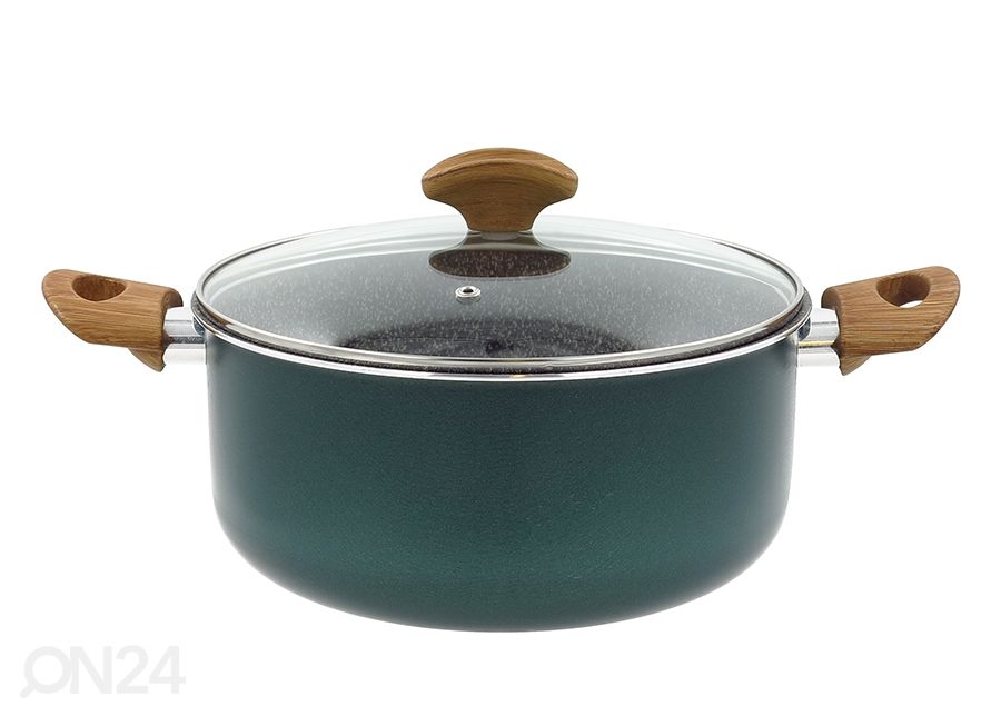 Kattila lasikannella Green Wood Ø 24 cm kuvasuurennos