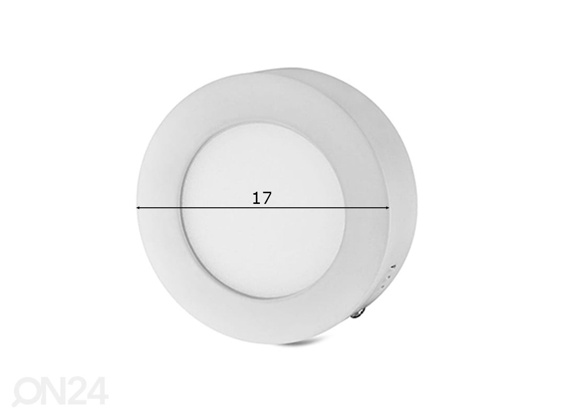 Katto-/seinävalaisin Mars LED 12W kuvasuurennos mitat