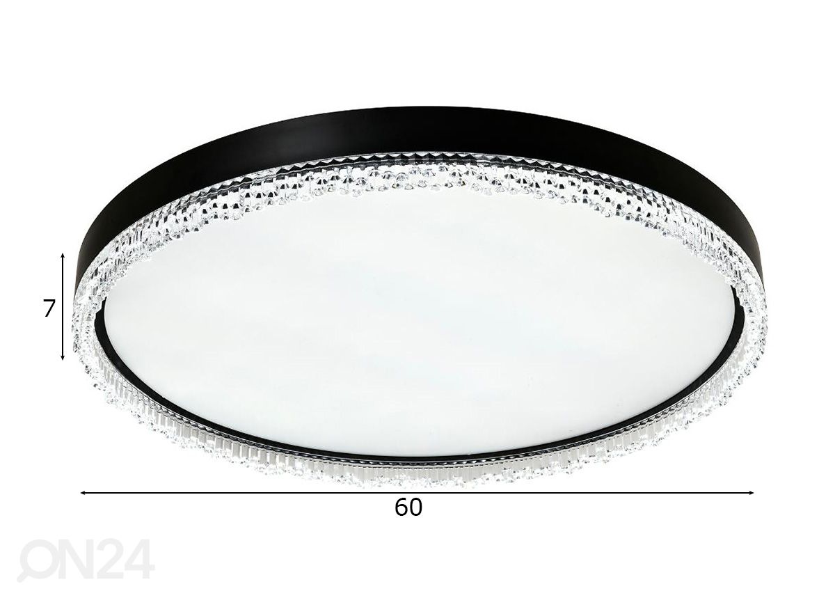 Kattoplafondi Regi Ø 60 cm kuvasuurennos mitat