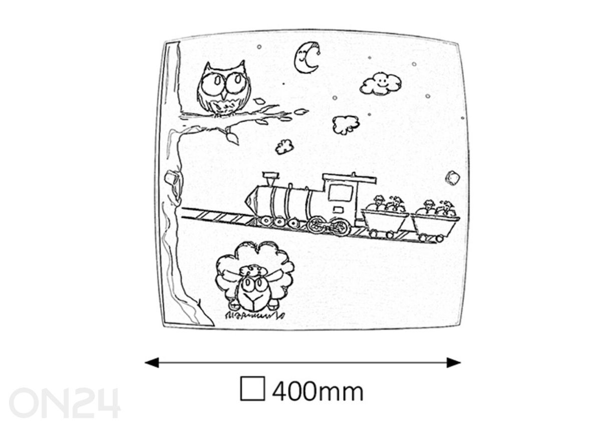 Kattoplafondi Shepherd kuvasuurennos mitat