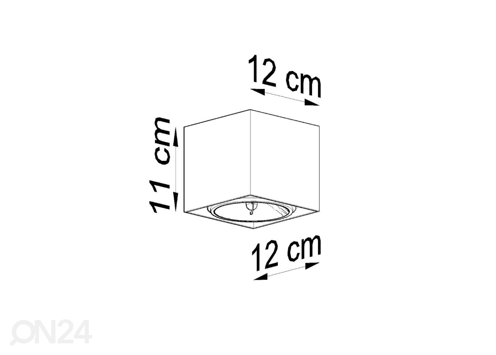 Kattovalaisin Blake kuvasuurennos mitat