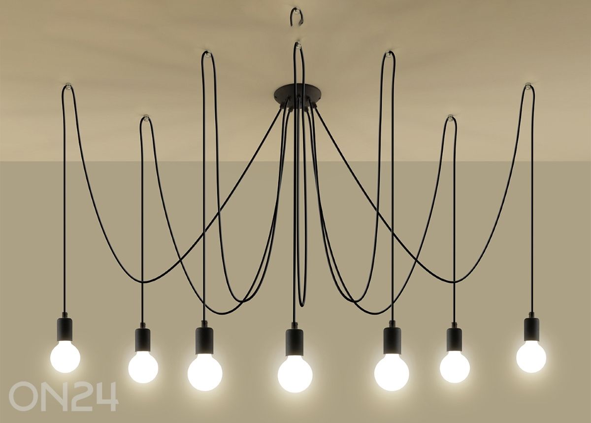 Kattovalaisin Edison 7, musta kuvasuurennos