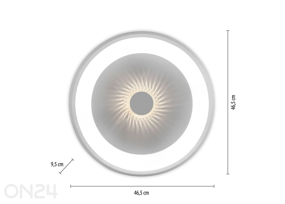 Kattovalaisin Vertigo LED kaukosäätimellä kuvasuurennos mitat