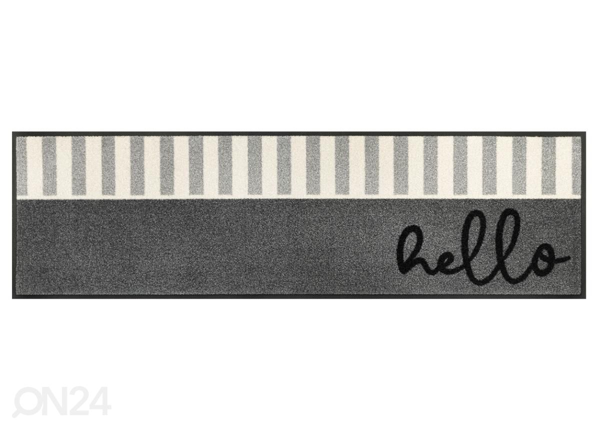Käytävämatto Hello Stripes 35x120 cm kuvasuurennos