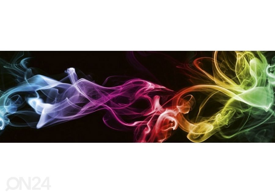 Keittiön välitila Black Smoke 180x60 cm kuvasuurennos