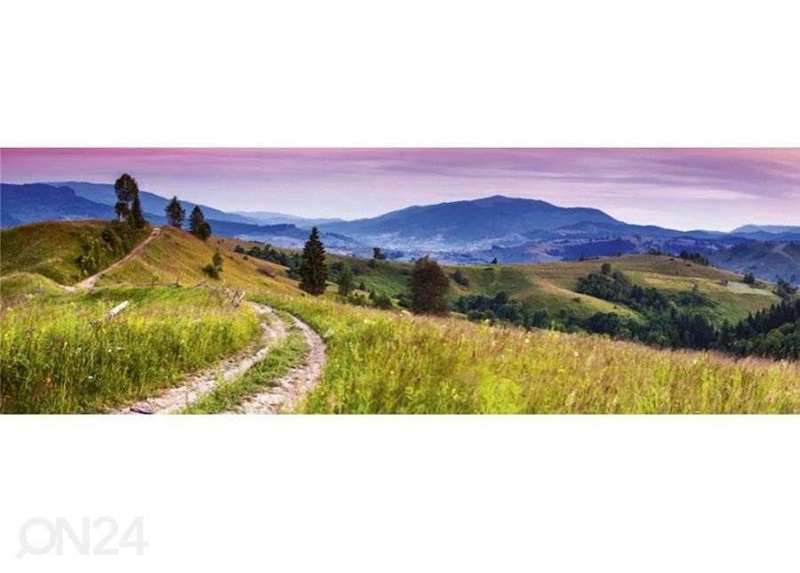 Keittiön välitila Blooming Hills 260x60 cm kuvasuurennos