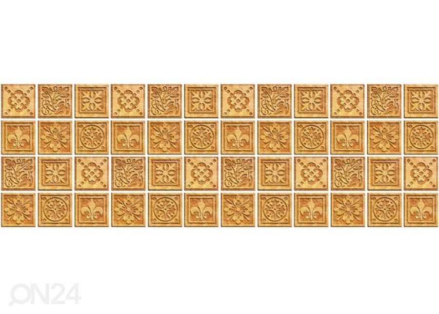 Keittiön välitila Granite tiles 350x60 cm kuvasuurennos