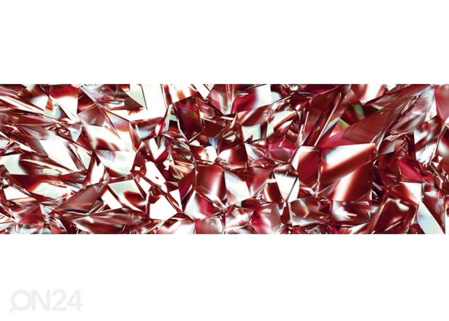 Keittiön välitila Red crystal 180x60 cm kuvasuurennos