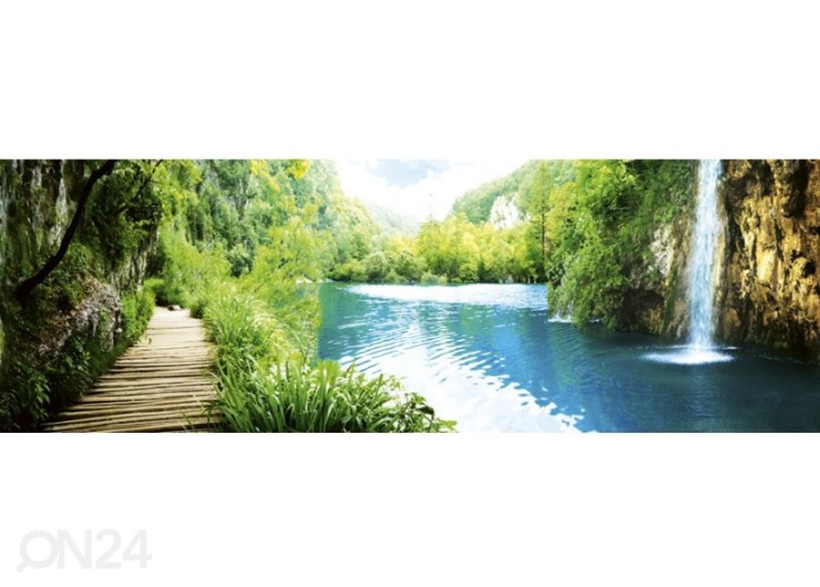 Keittiön välitila Relax in forest 180x60 cm kuvasuurennos