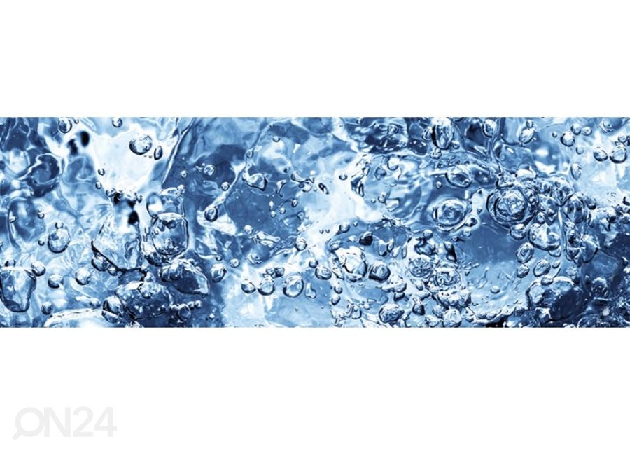 Keittiön välitila Sparkling water 180x60 cm kuvasuurennos