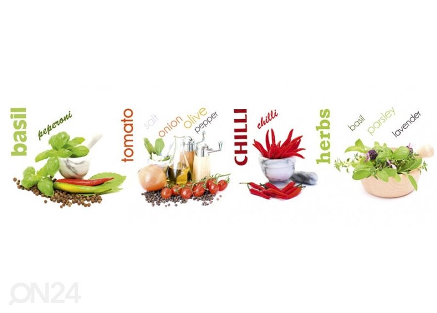 Keittiön välitila Spice 180x60 cm kuvasuurennos