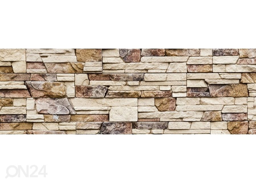 Keittiön välitila Stone wall 180x60 cm kuvasuurennos