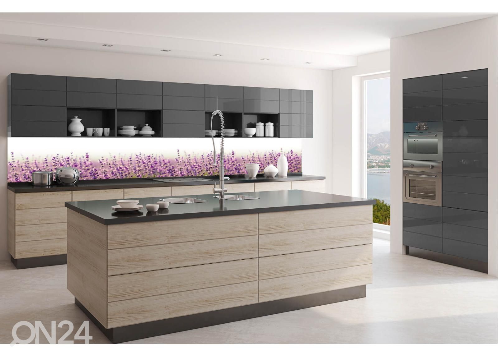 Keittiön välitilan tapetti Fabulous lavender 180x60 cm kuvasuurennos