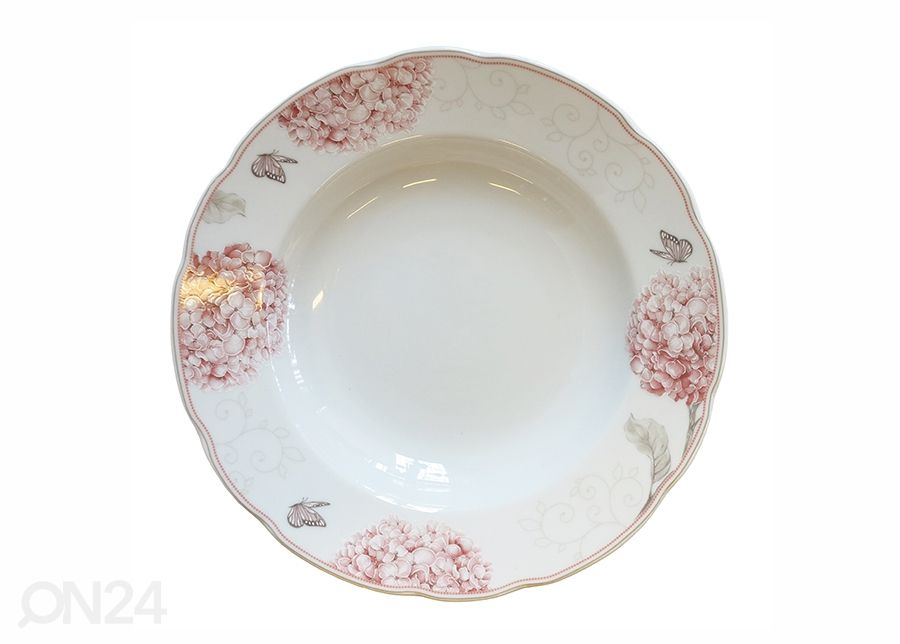 Keittolautanen HORTENSIA Ø 22,5 cm, 6 kpl kuvasuurennos