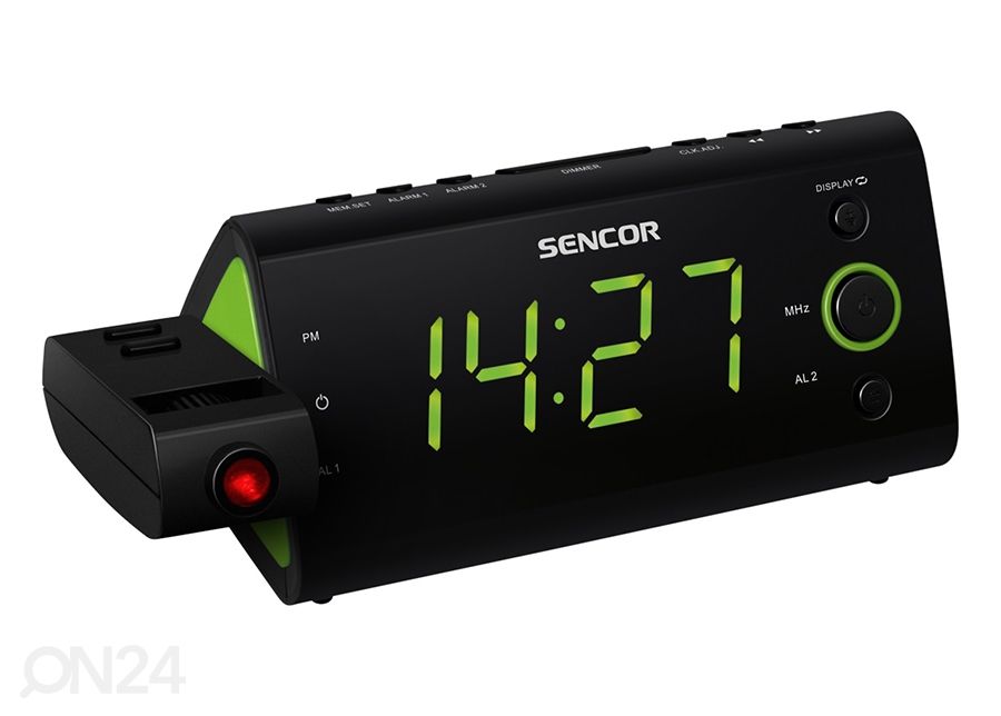 Kelloradio Sencor SRC330GN kuvasuurennos