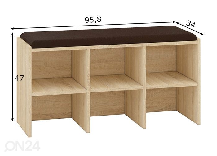 Kenkäpenkki kuvasuurennos mitat