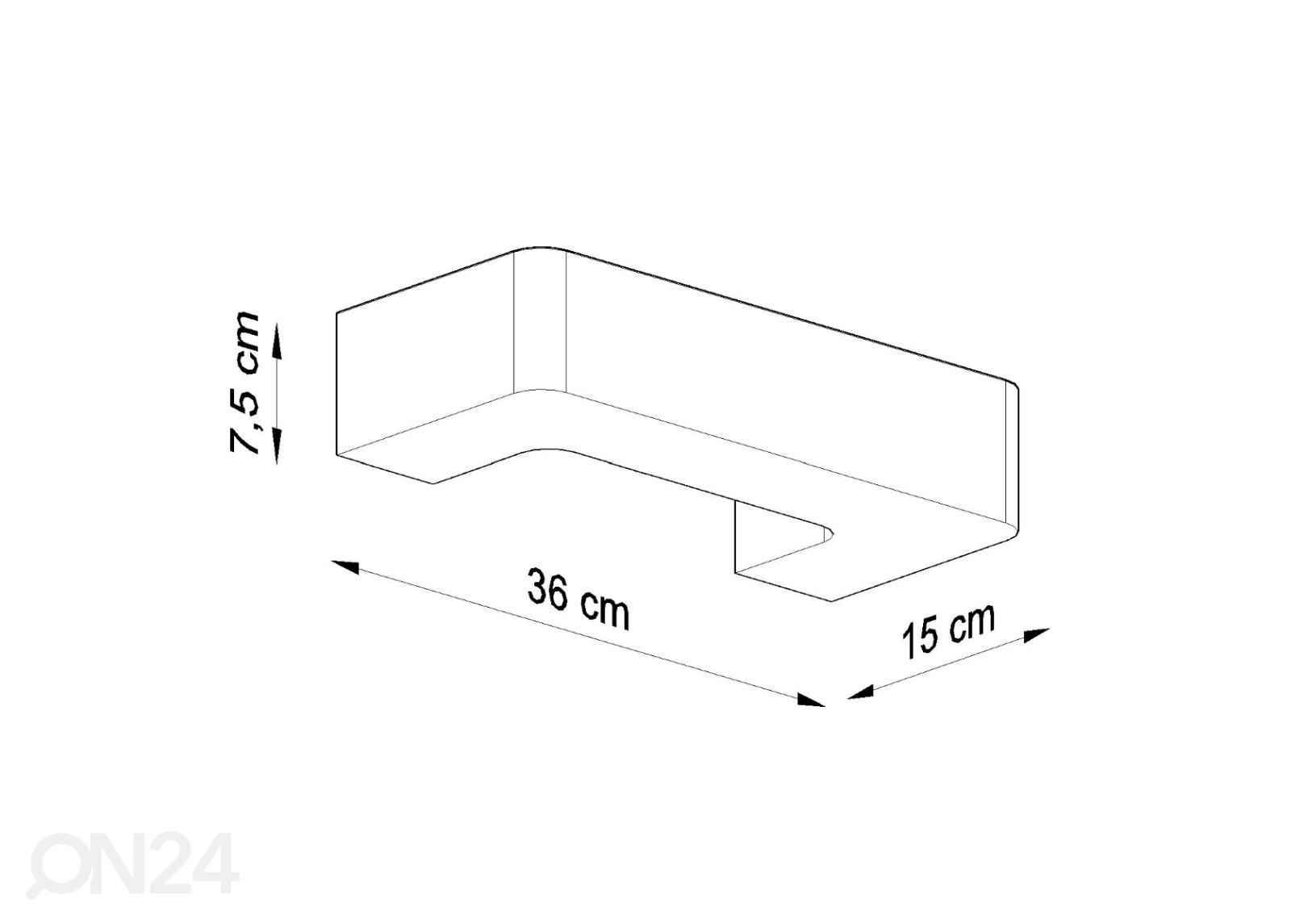 Keraaminen seinävalaisin Magnet kuvasuurennos mitat