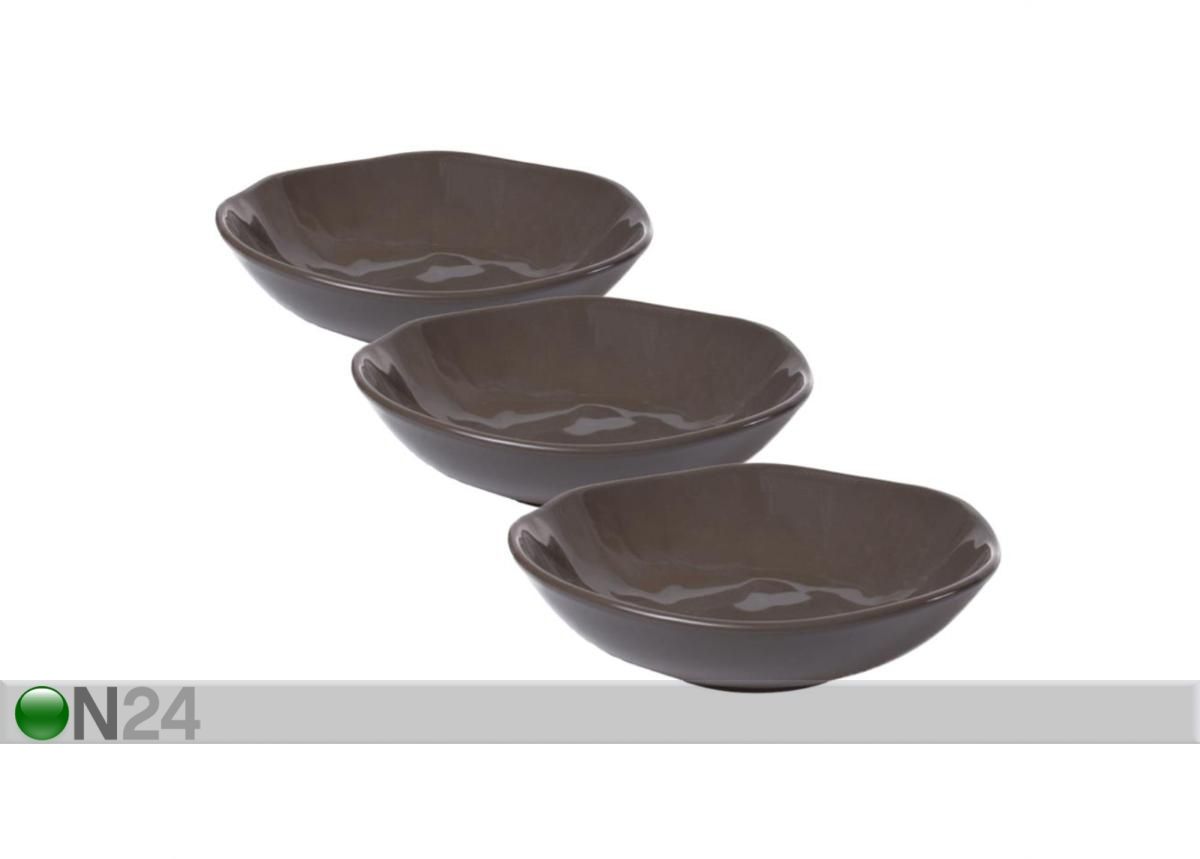 Keraamiset keittolautaset Organic 22 cm 12 kpl kuvasuurennos